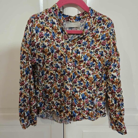 zara blouse gilrs 7 years or 122cm - Picture 1 of 2